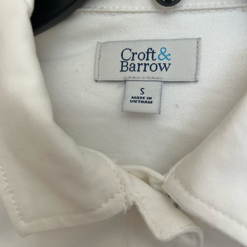 Croft & Barrow Classic White Jean Jacket - Picture 5 of 7